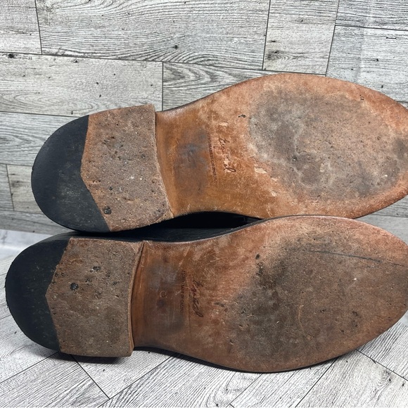 Esquivel Combat Boots Men 8D Black Pebbled Leather Handmade Lace Up Chukka - Picture 13 of 16